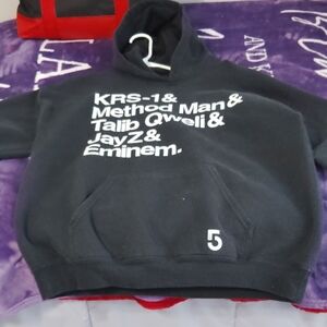 Men's Hip Hop Top Rapper Music Hooded Sweatshirt Eminem , Method Man Wutang Etc